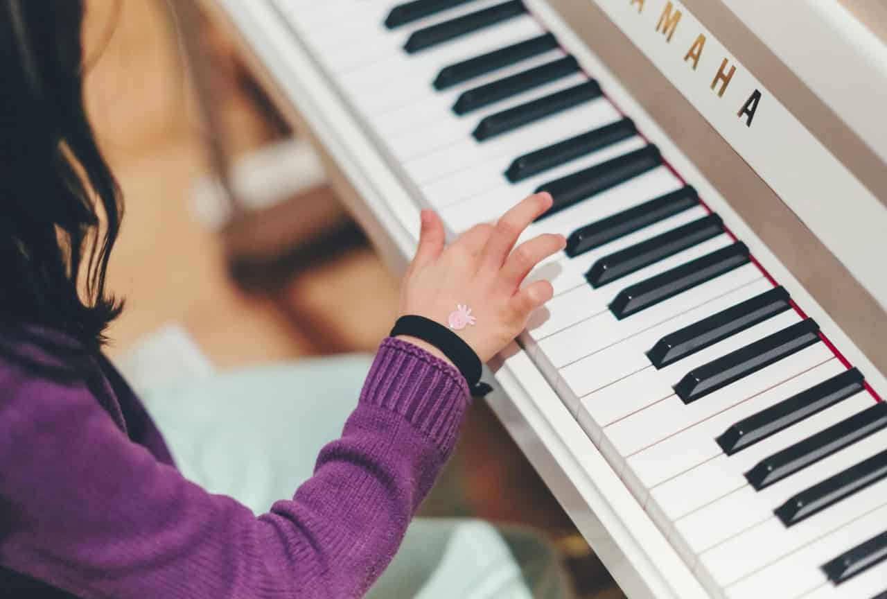 Community musician practicing